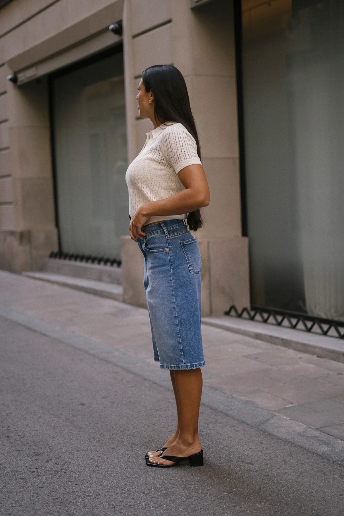 BERMUDA JORTS - BLUE - Image 4