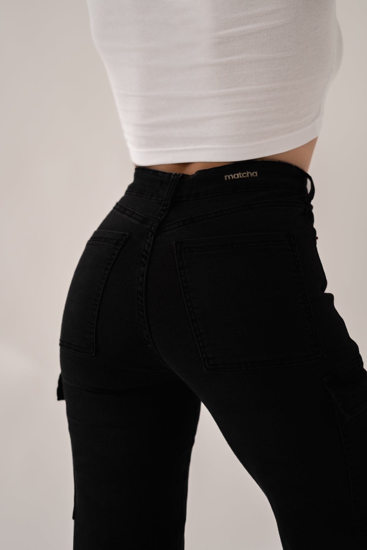 CARGO HIGH RISE - BLACK - Image 3