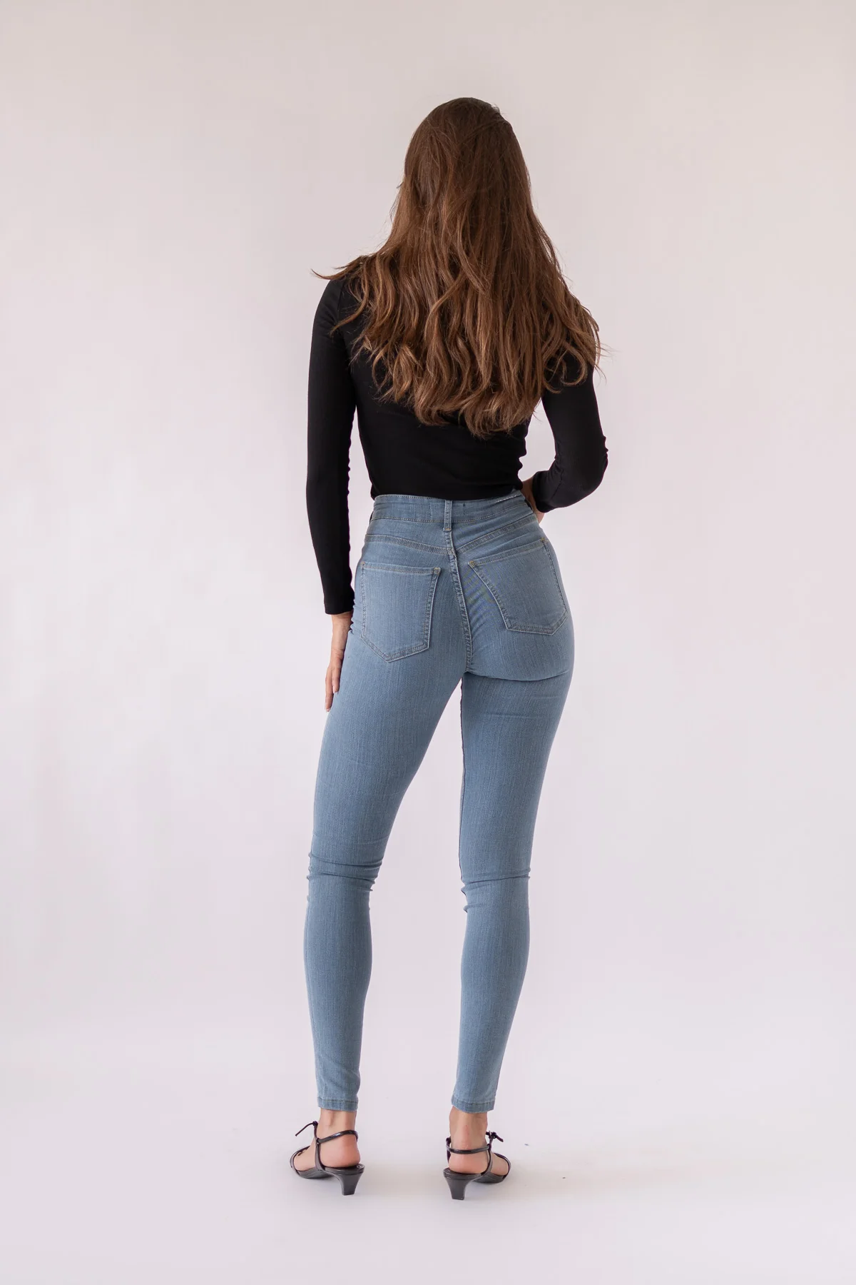 SKINNY TALL HIGH RISE - LIGHT BLUE - Image 3